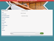 Tablet Screenshot of boatbuilding.com